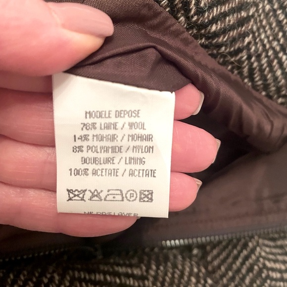 Brown Wool-blend Tweed Skirt - Picture 7 of 7